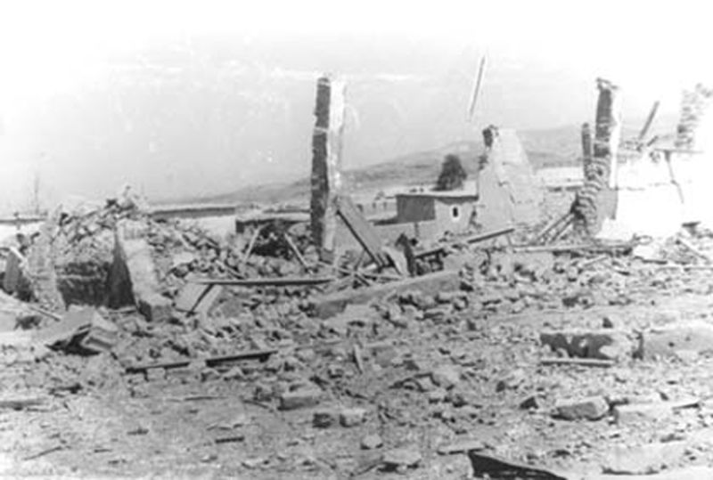 قرية الكرامة بعد المعركة 