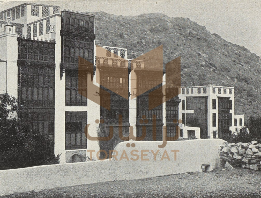  منازل الأشراف الهاشميين في مكة سنة 1901 م