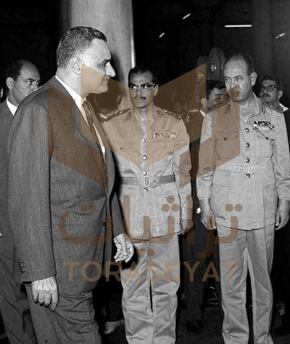 المشير فوزي و الرئيس جمال عبدالناصر