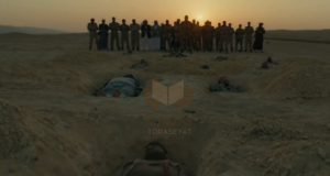 مشهد صلاة الجنازة على الشهداء في فيلم الممر
